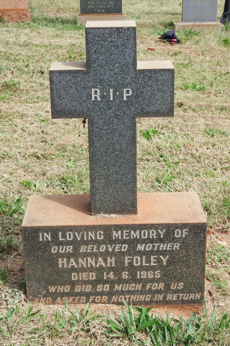 FOLEY Hannah -1965