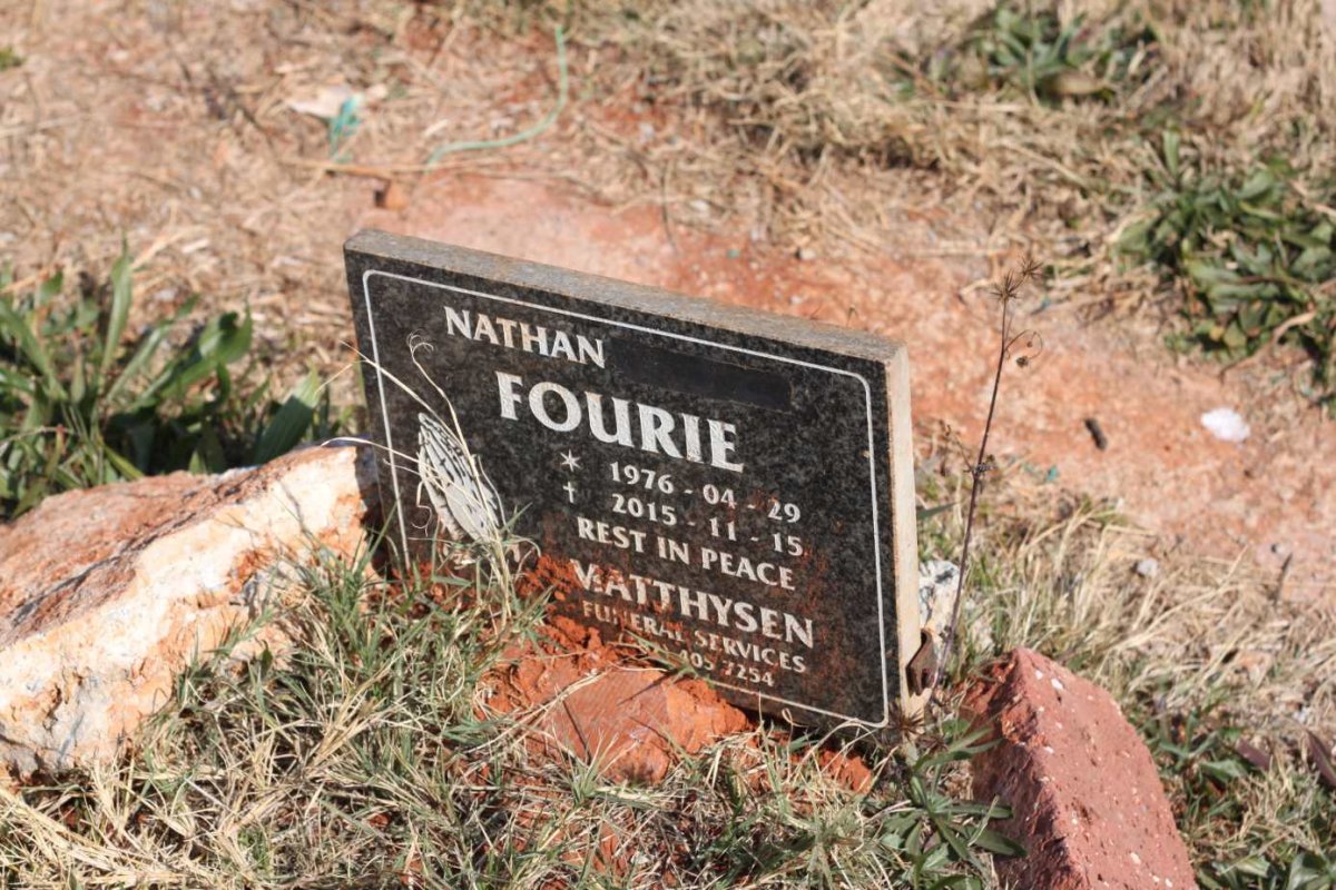 FOURIE Nathan 1976-2015