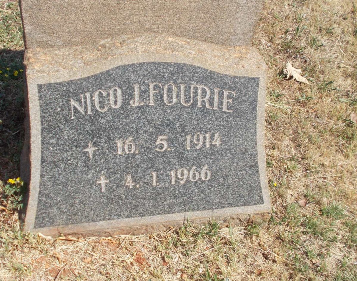 FOURIE Nico J. 1914-1966