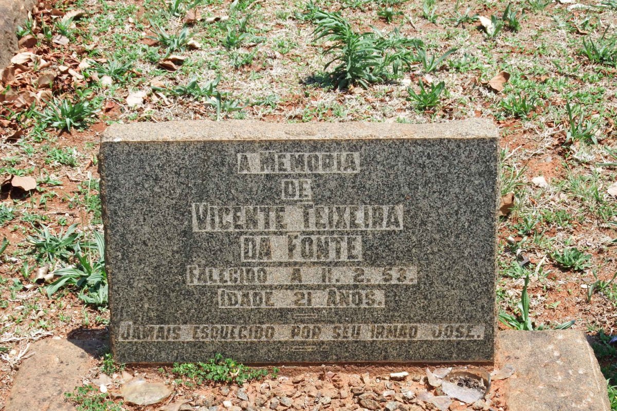 FONTE Vicente Teixeira, da -1953