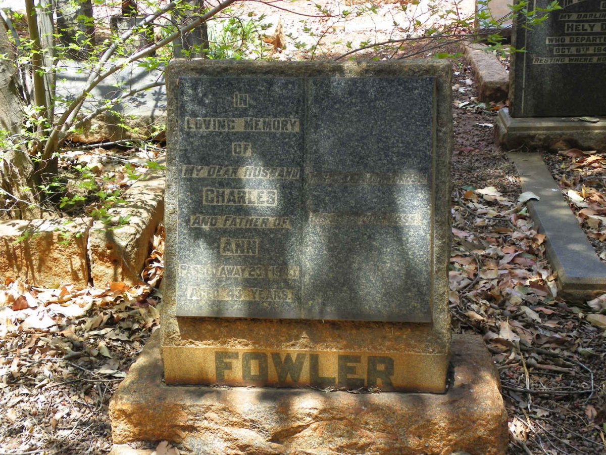 FOWLER Charles -1943