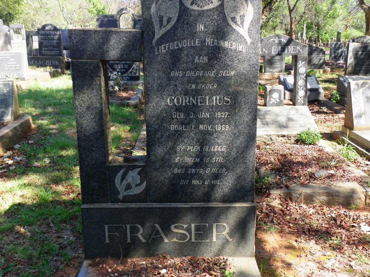 FRASER Cornelius 1937-1959