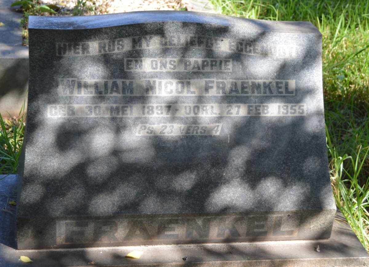 FRAENKEL William Nicol 1897-1955