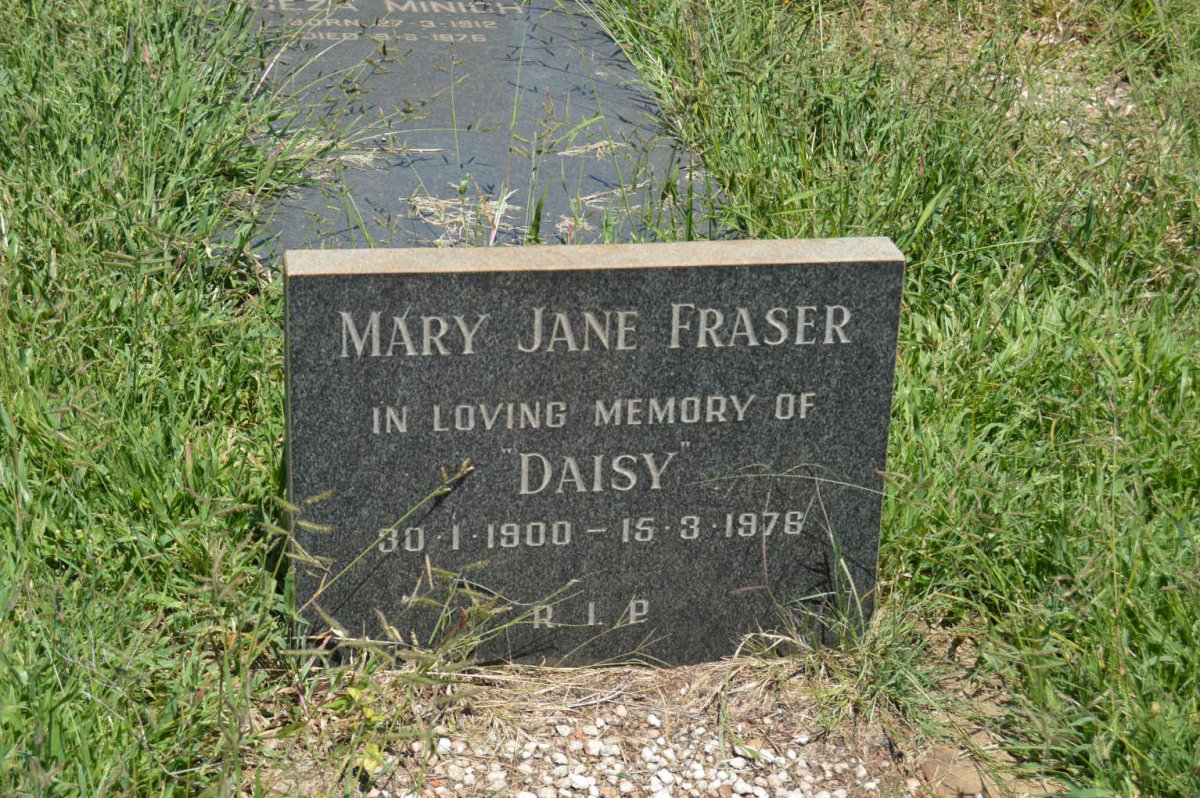 FRASER Mary Jane 1900-1976