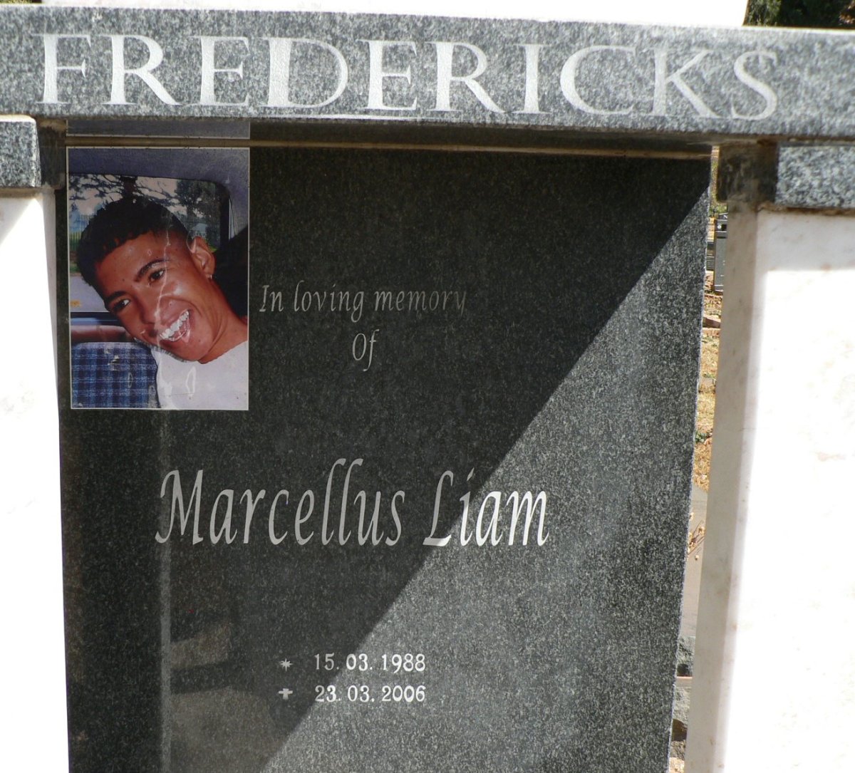 FREDERICKS Marcellus Liam 1988-2006