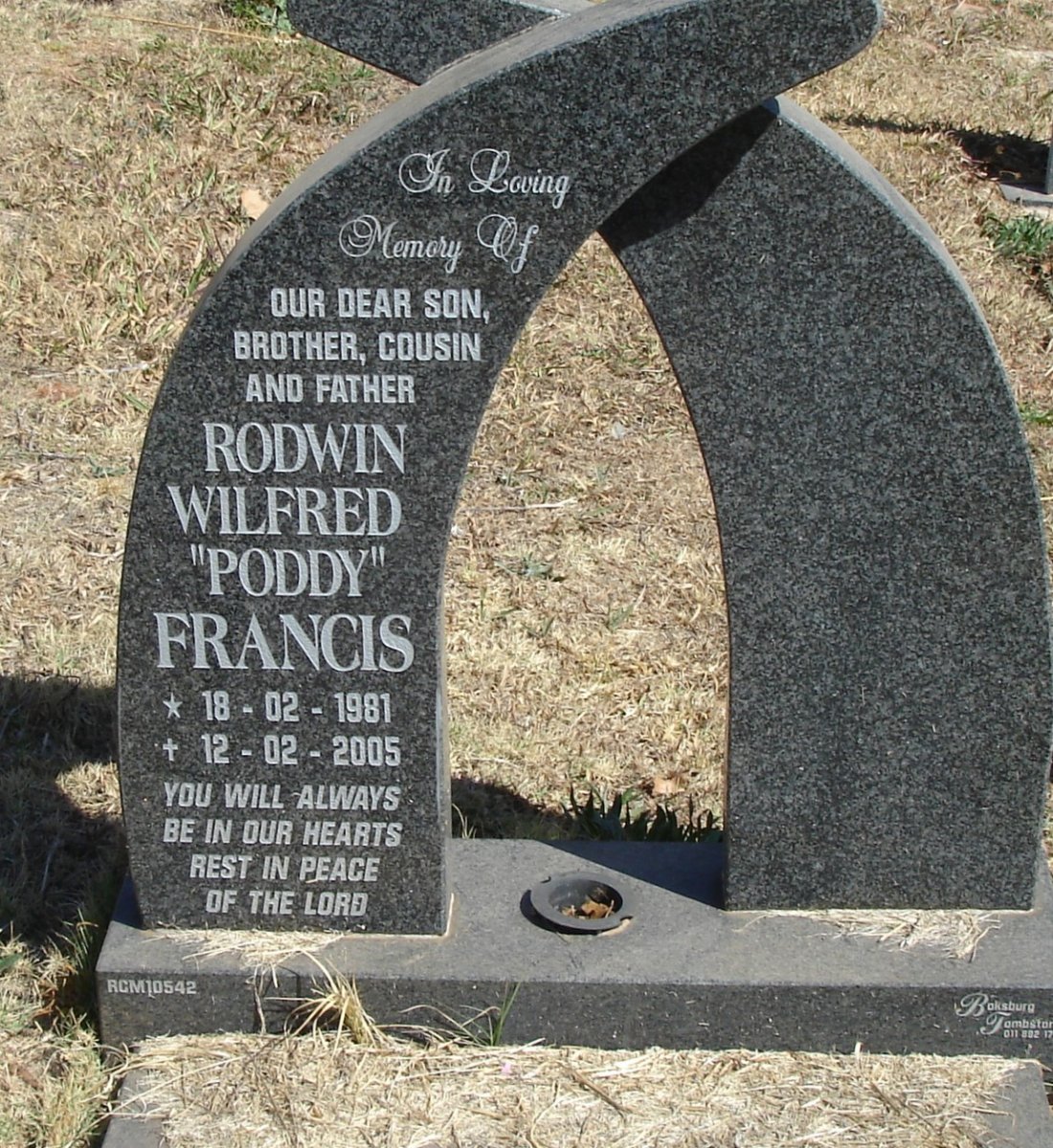 FRANCIS Rodwin Wilfred 1981-2005