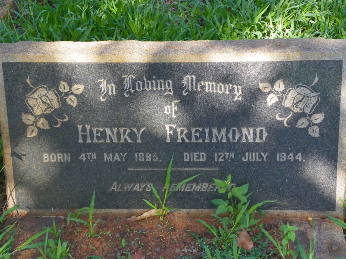 FREIMOND Henry 1895-1944