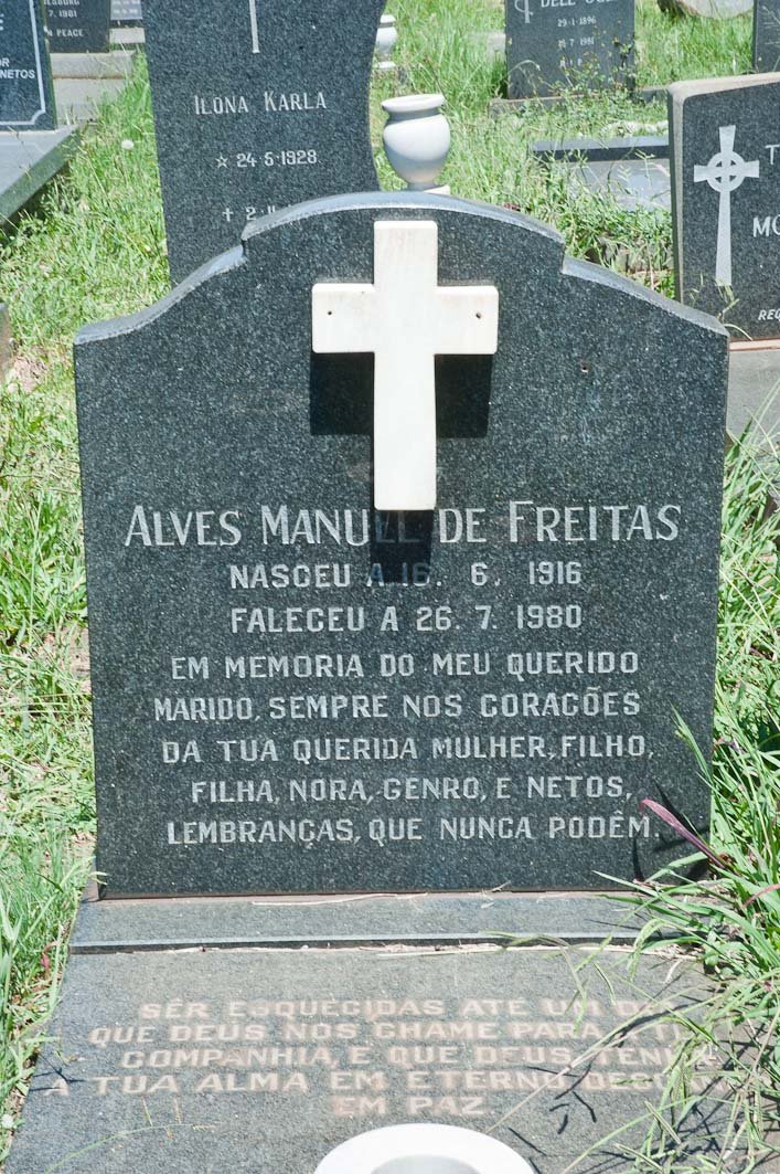 FREITAS Alves Manuel, de 1916-1980