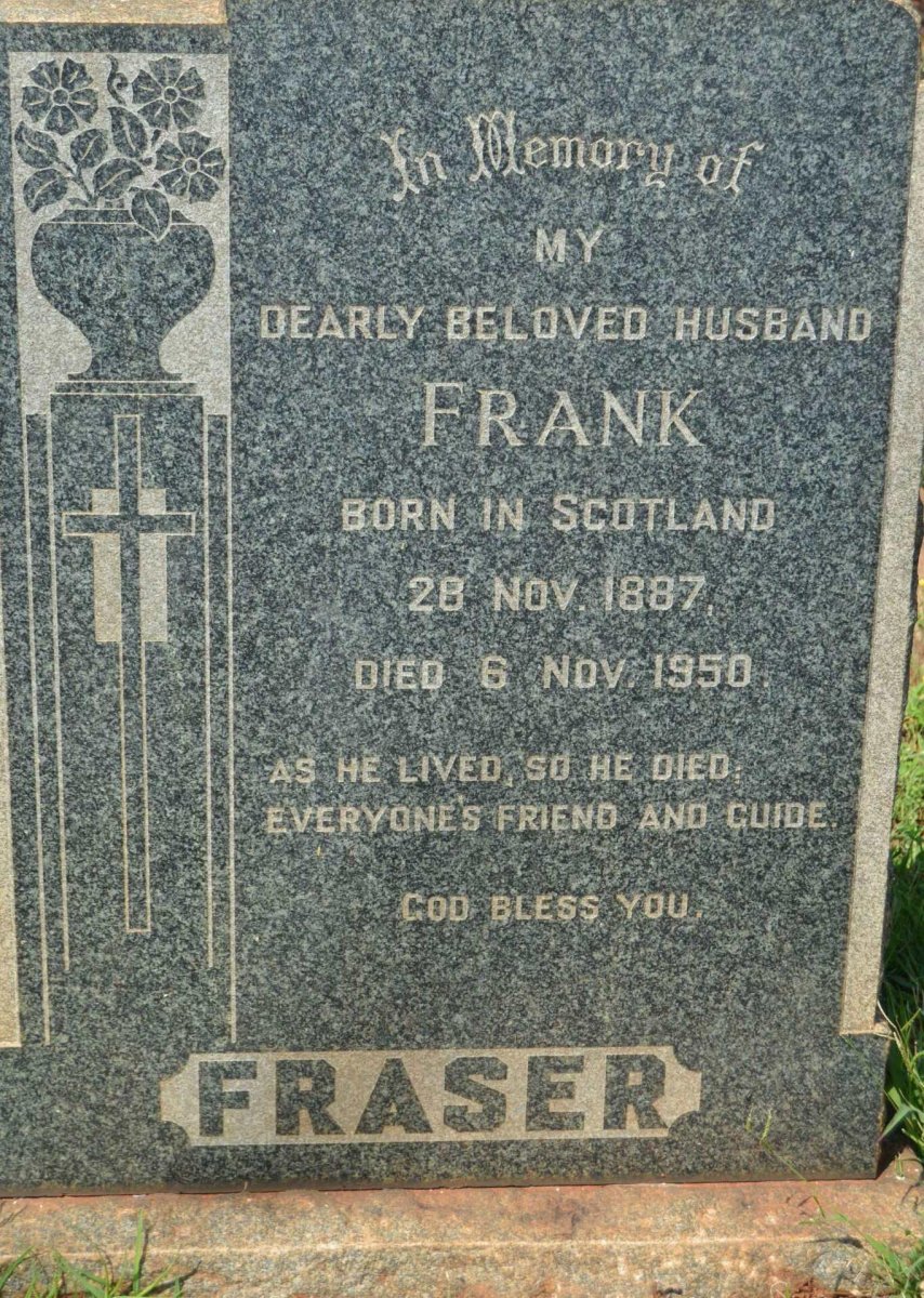 FRASER Frank 1887-1950