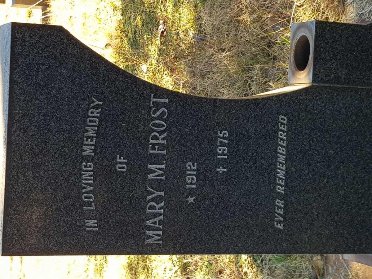 FROST Mary M. 1912-1975