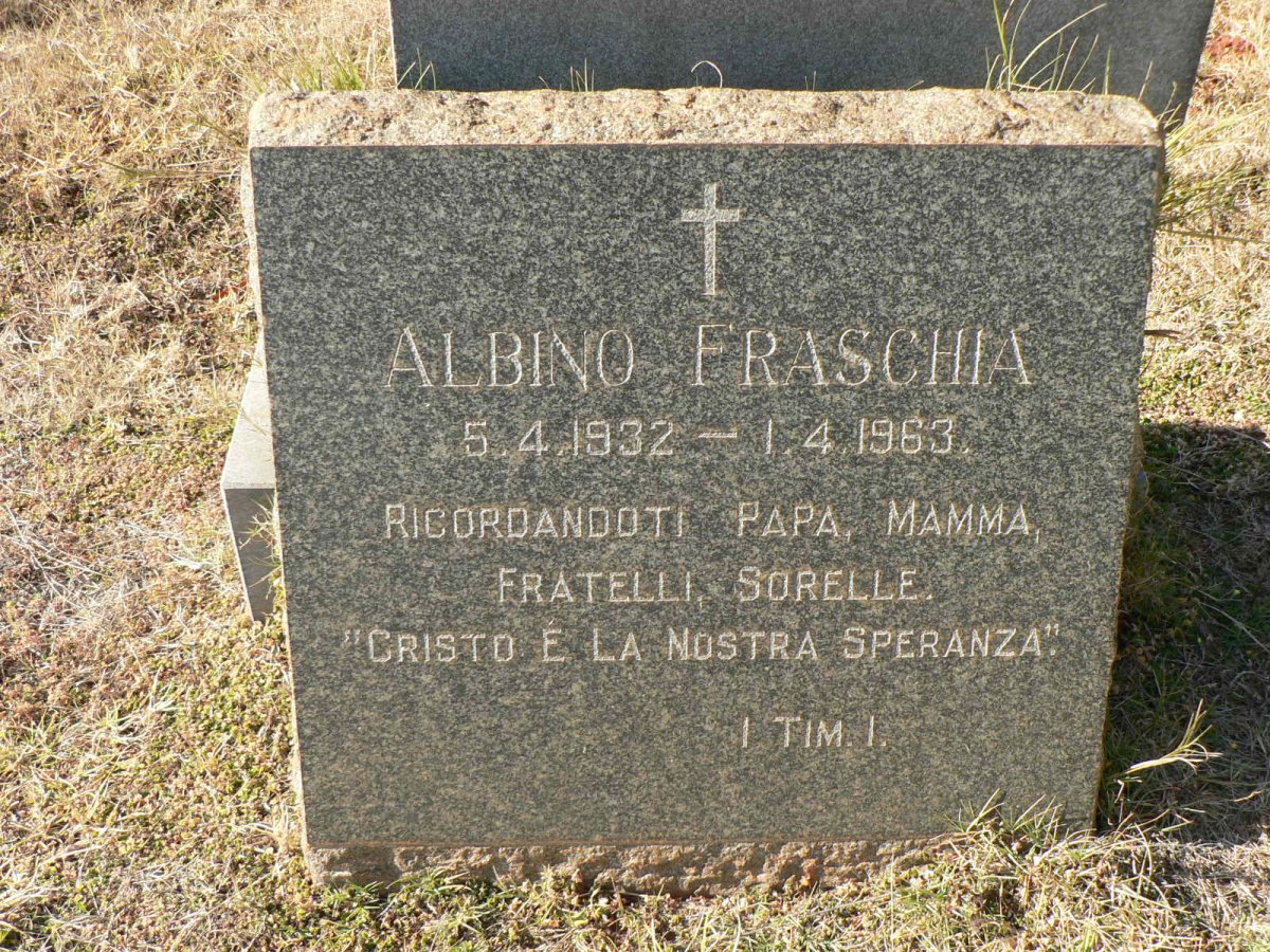 FRASCHIA Albino 1932-1963