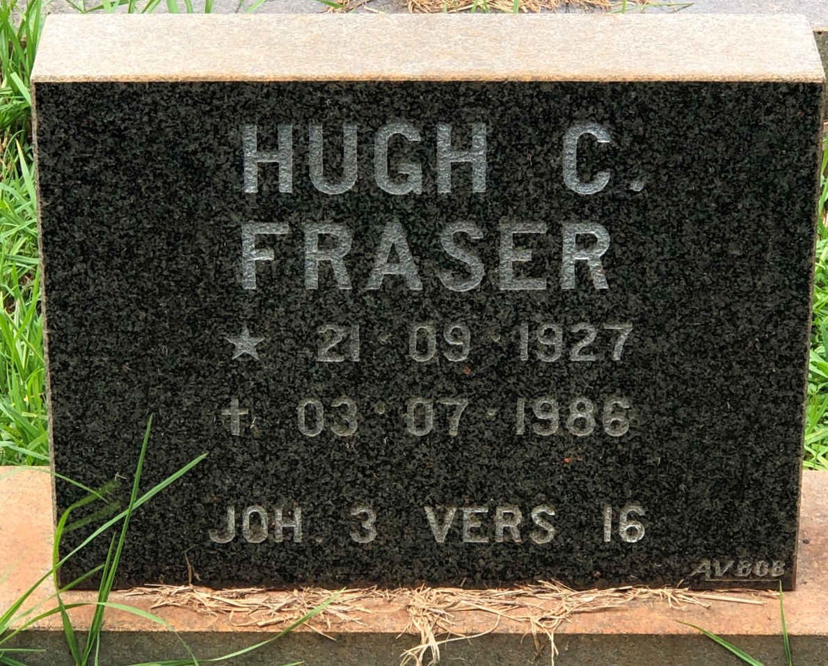 FRASER Hugh C. 1927-1986