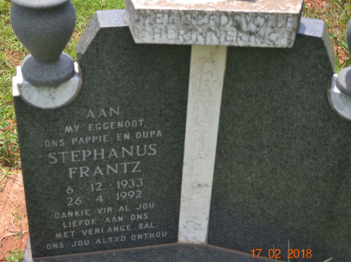 FRANTZ Stephanus 1933-1992
