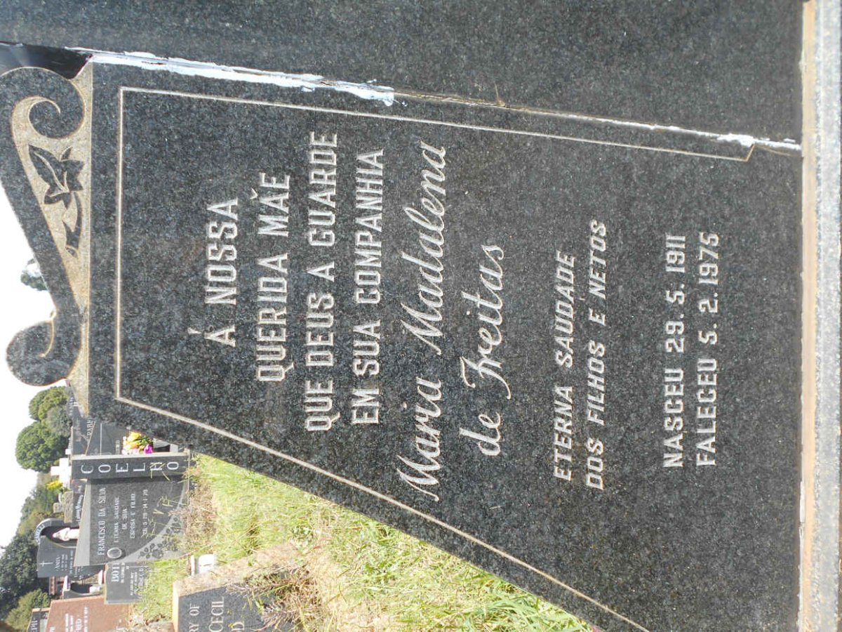 FREITAS De Florentino, de 1898-1970 &amp; Maria Madalena 1911-1975
