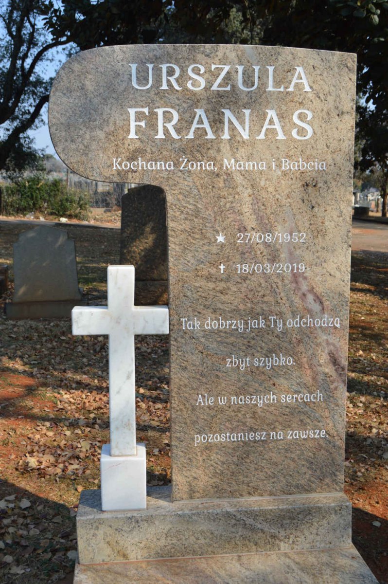 FRANAS Urszula 1952-2019