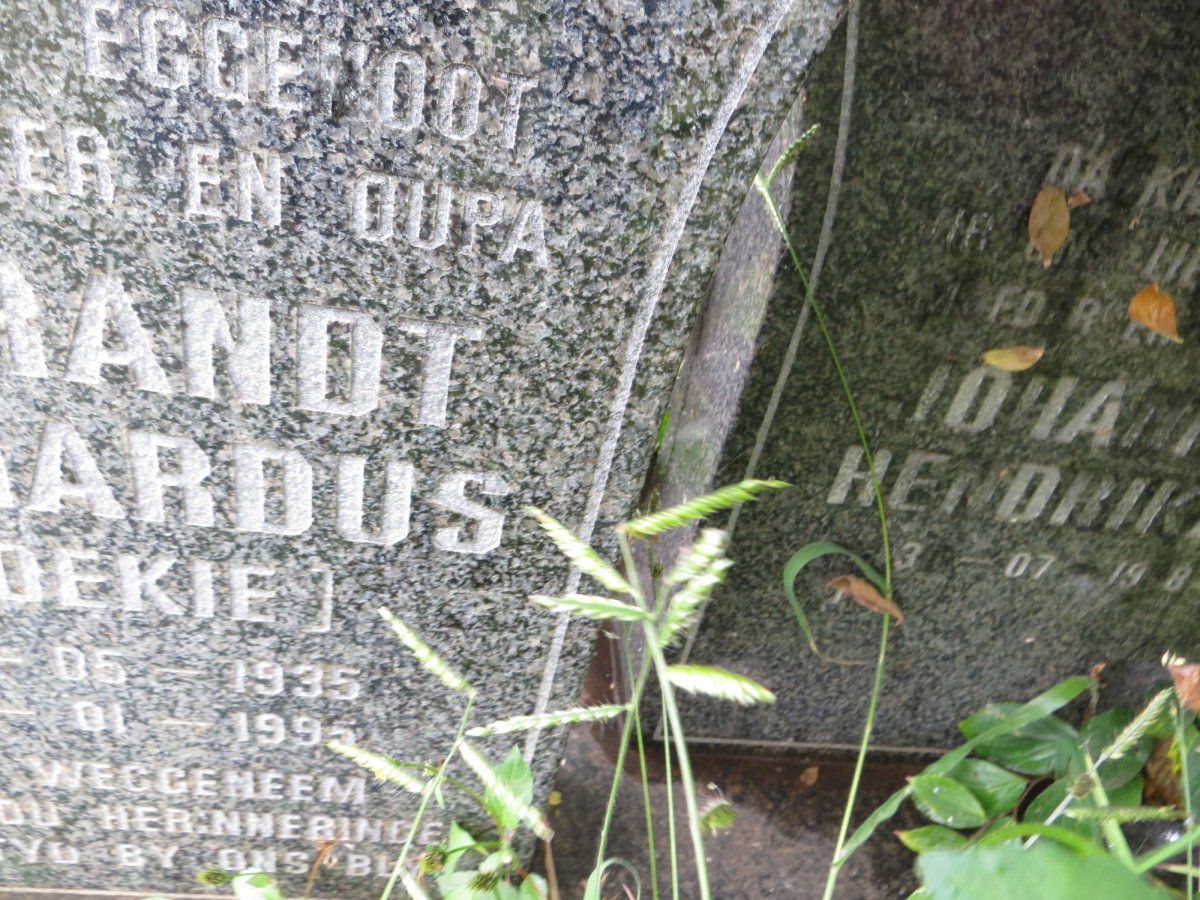 ? Sybrandt Gerhardus 1935-1995 &amp; Johana Hendrika