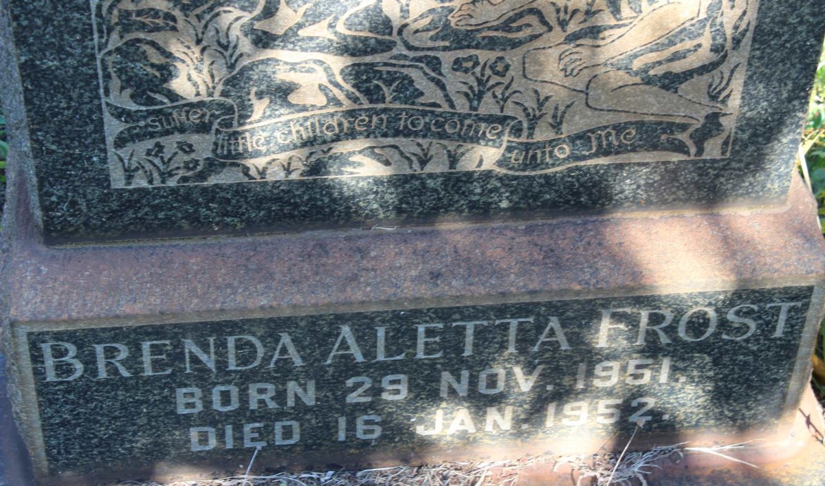 FROST Brenda Aletta 1951-1952