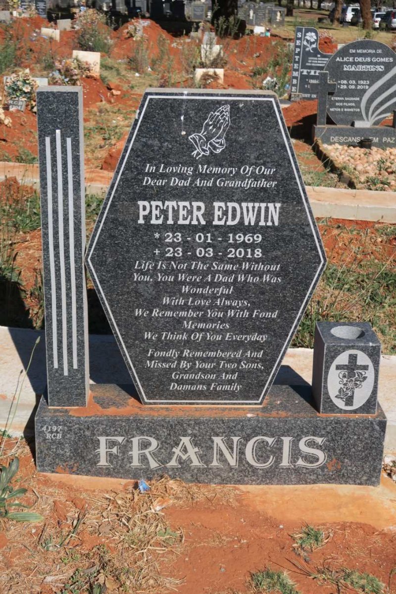 FRANCIS Peter Edwin 1969-2018