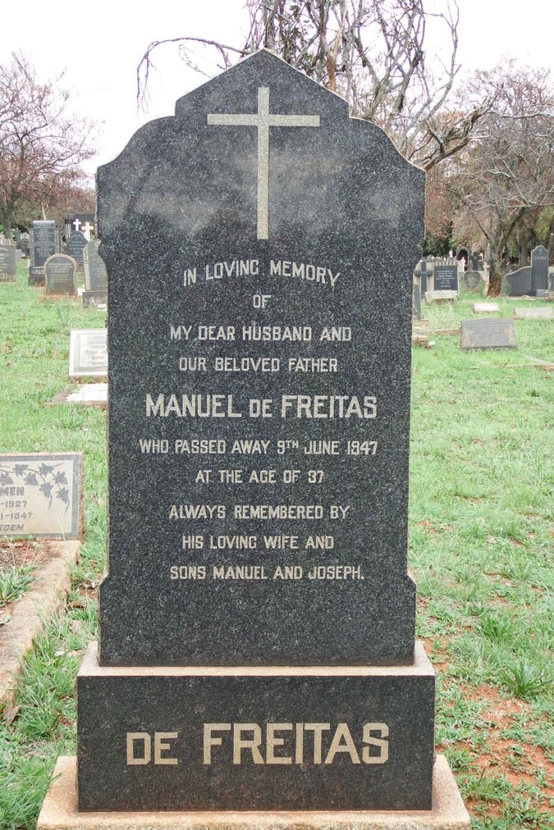 FREITAS Manuel, de -1947