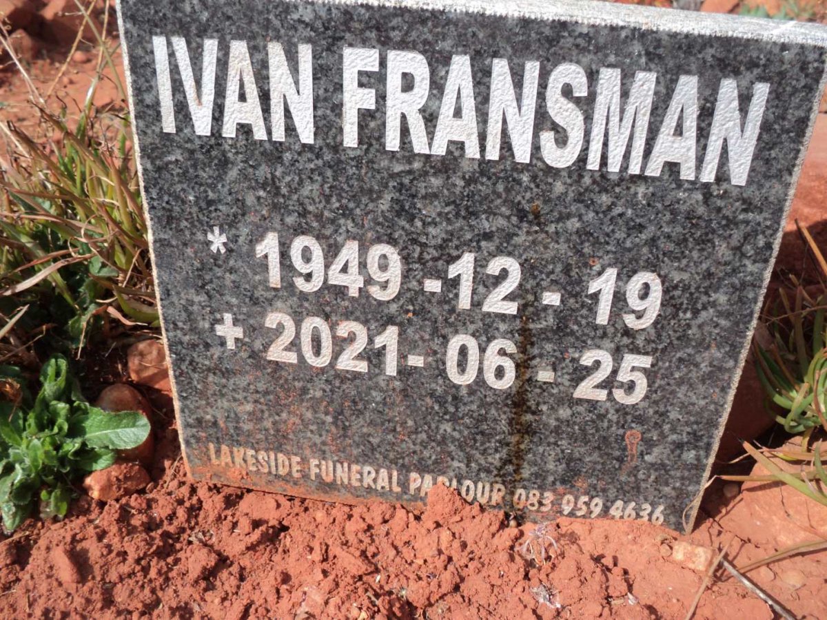 FRANSMAN Ivan 1949-2021