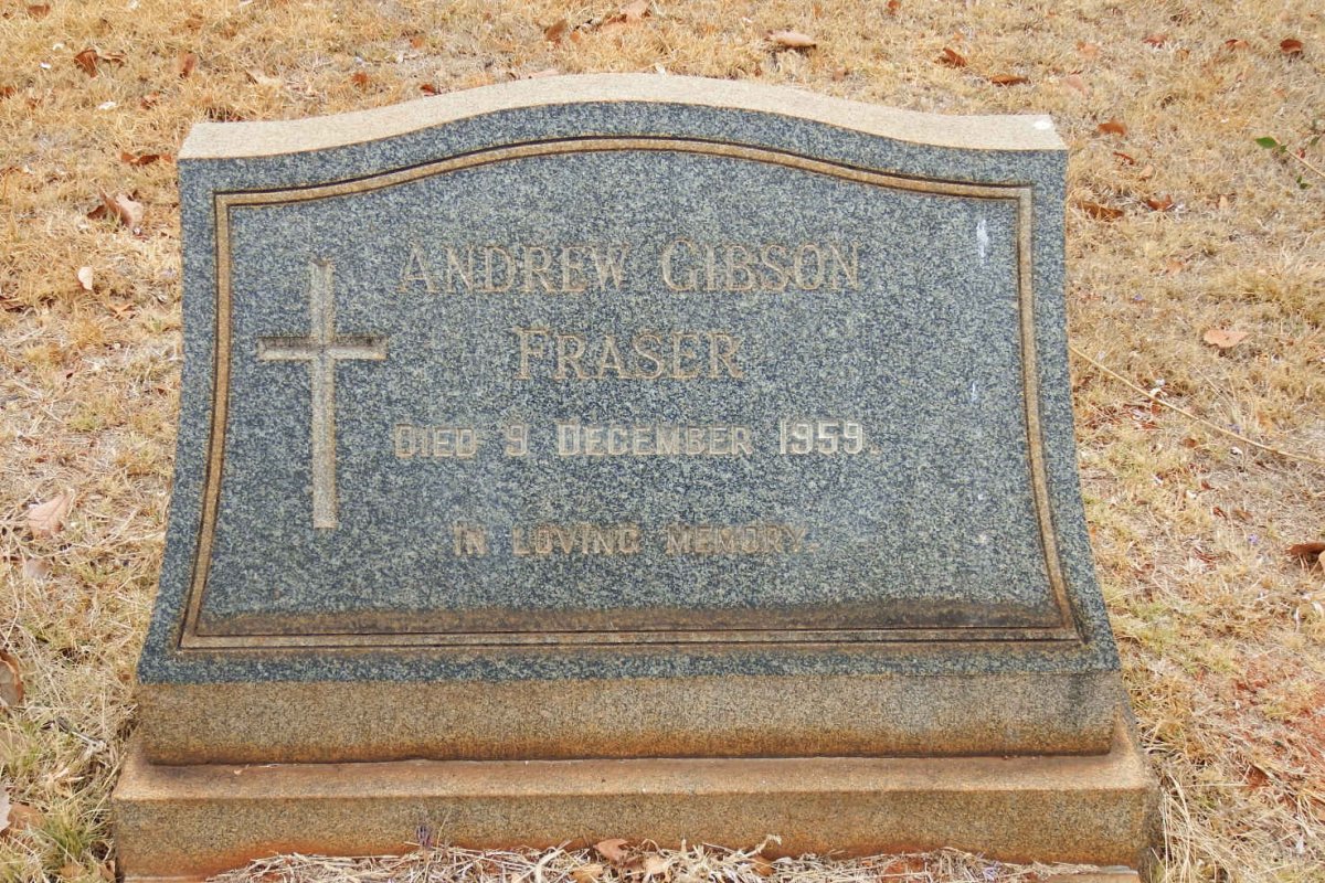 FRASER Andrew Gibson  -1959