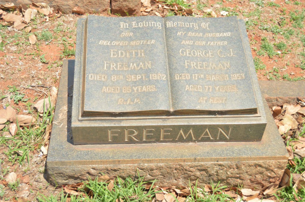 FREEMAN George C.J. -1953 &amp; Edith -1962