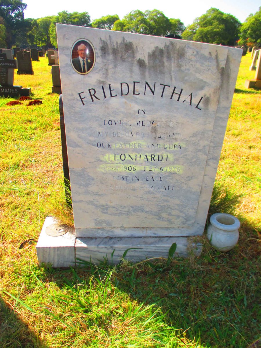 FRIEDENTHAL Leonhardt 1906-1976