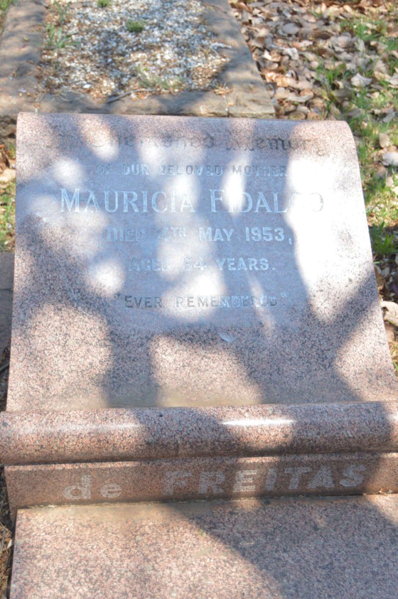 FREITAS Mauricia Fidal, de -1953