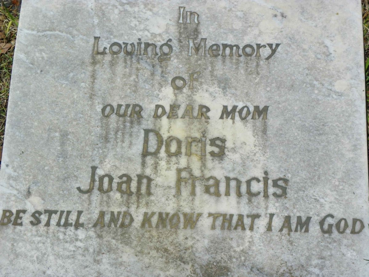 FRANCIS Albert Willis &amp; Doris Joan :: FRANCIS Norma