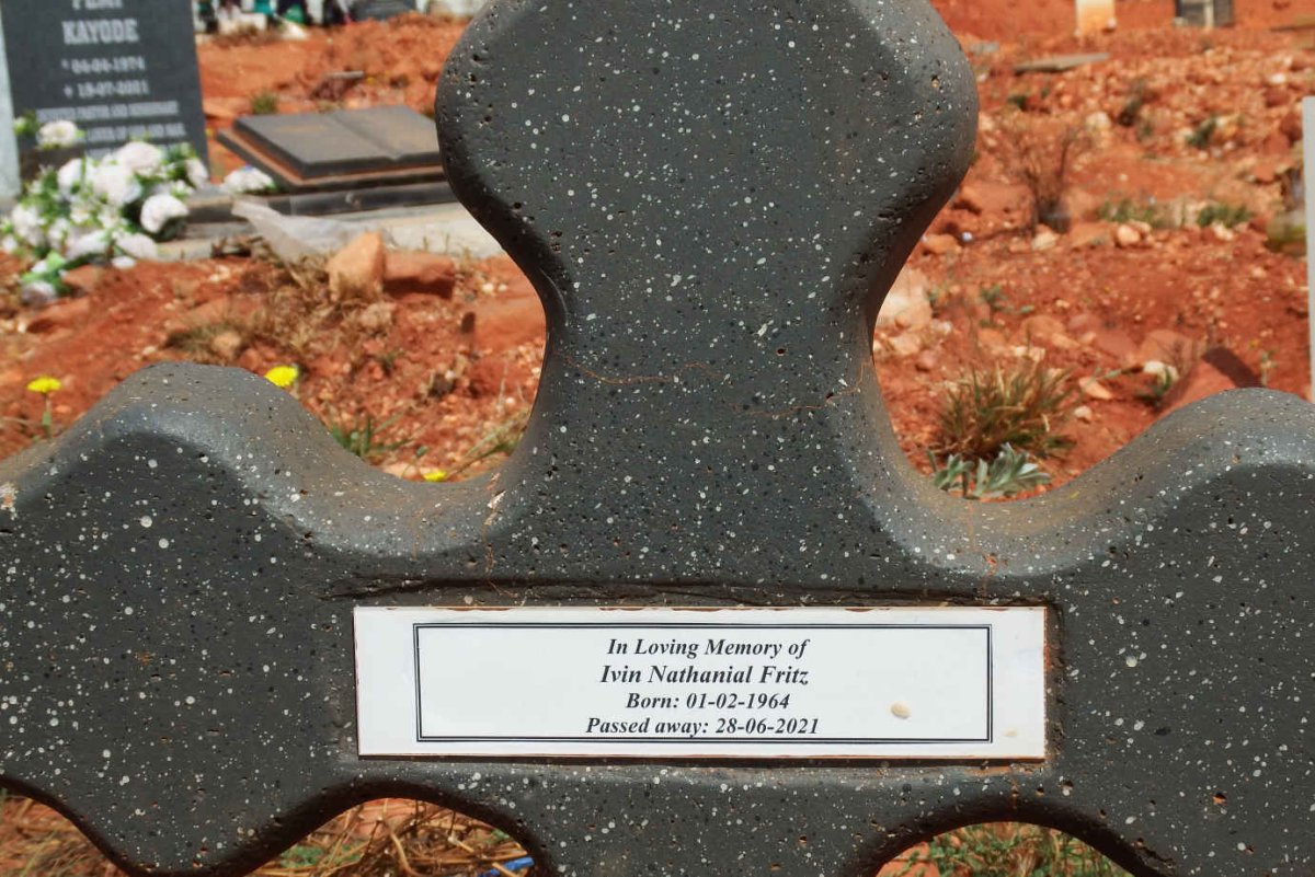 FRITZ Ivin Nathanial 1964-2021