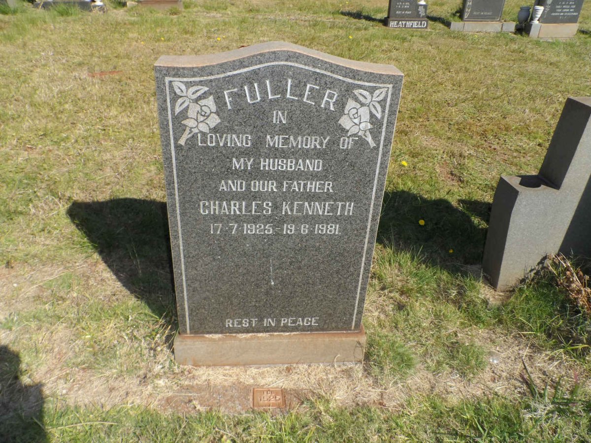 FULLER Charles Kenneth 1925-1981