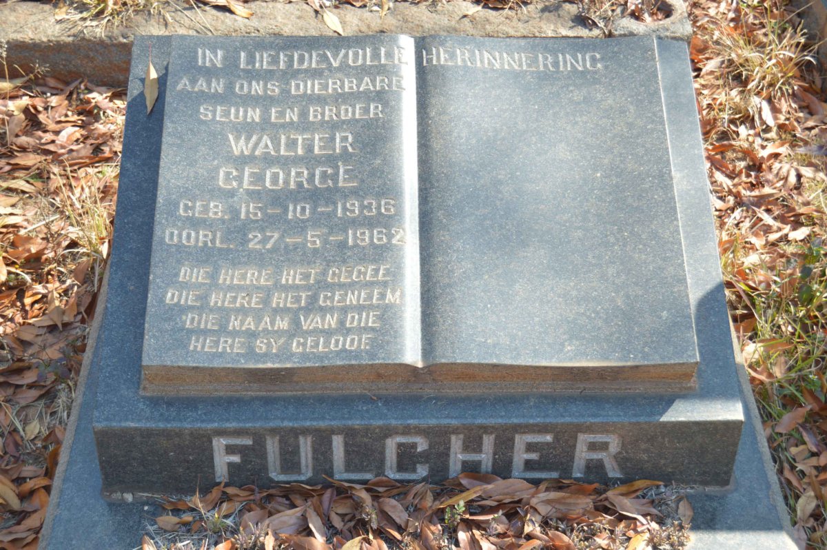 FULCHER Walter George 1936-1962