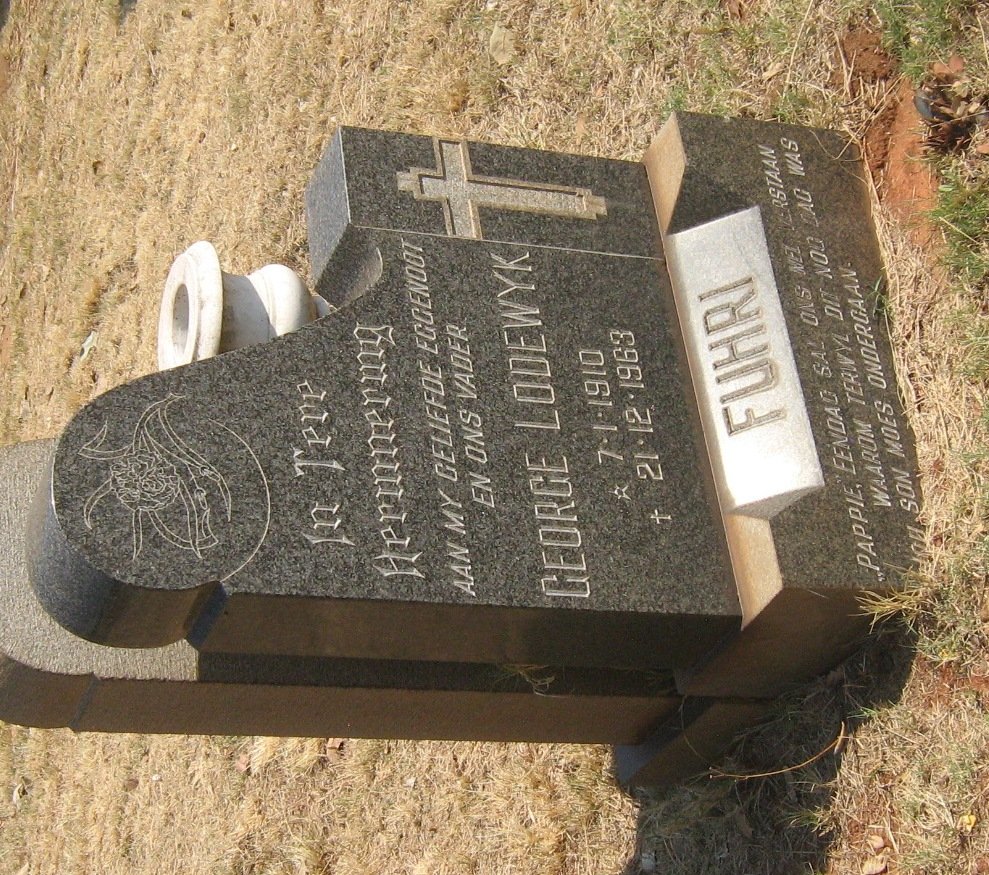 FUHRI George Lodewyk 1910-1963