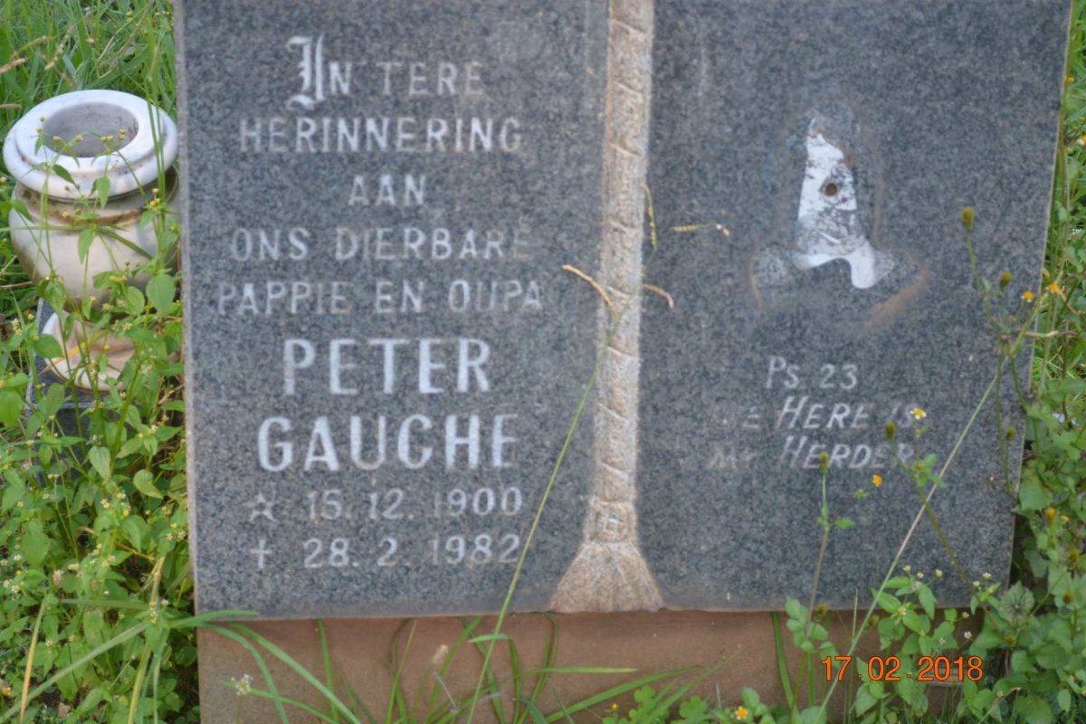 GAUCHE Peter 1900-1982
