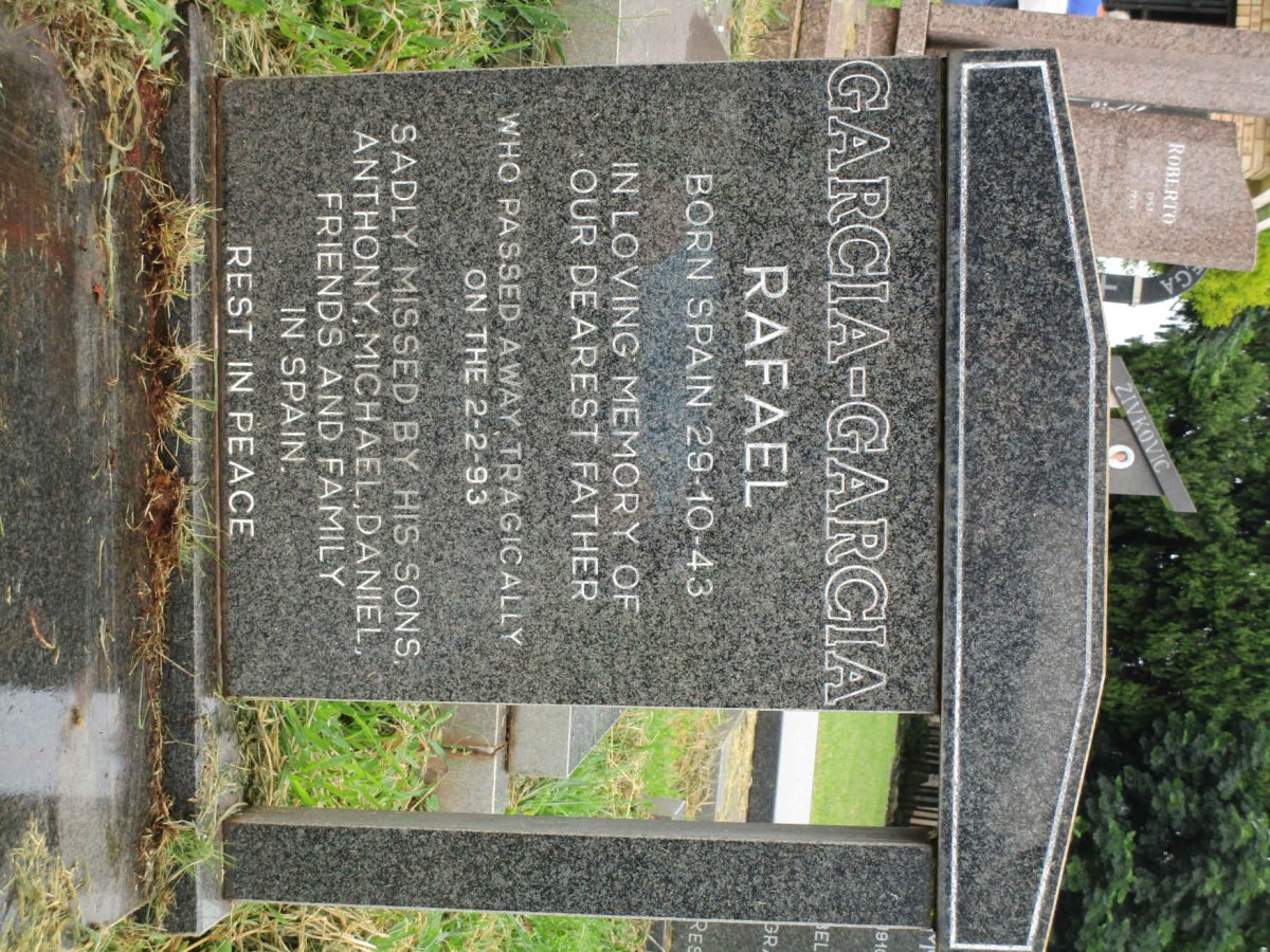 GARCIA Rafael, GARCIA 1943-1993