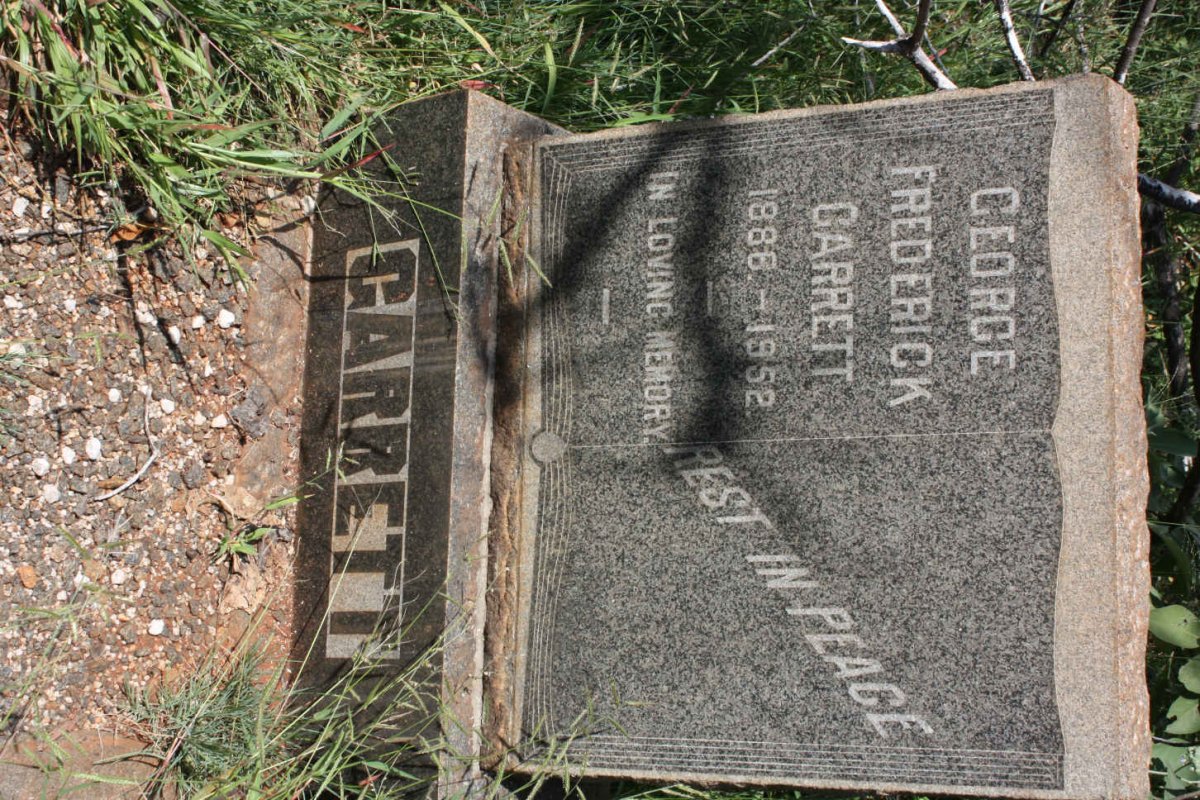 GARRETT George Frederick 1886-1952