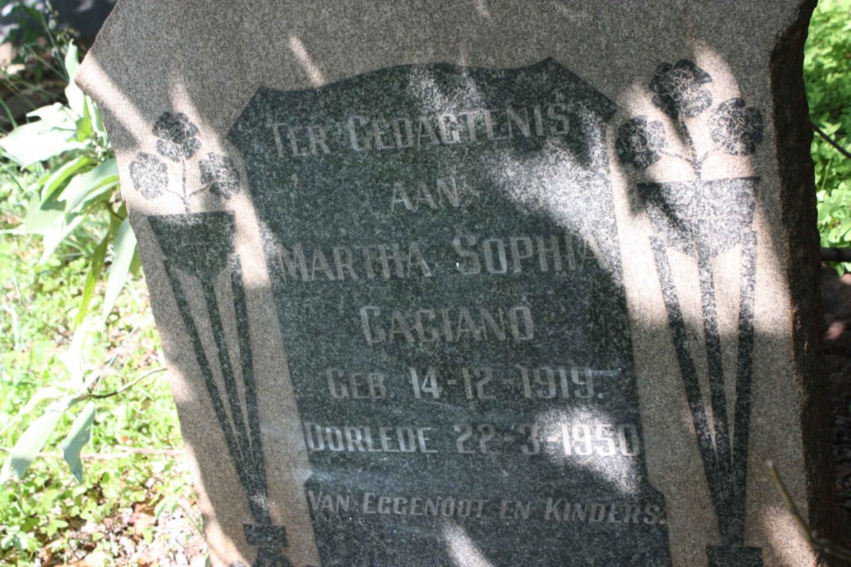 GAGIANO Martha Sophia 1919-1950