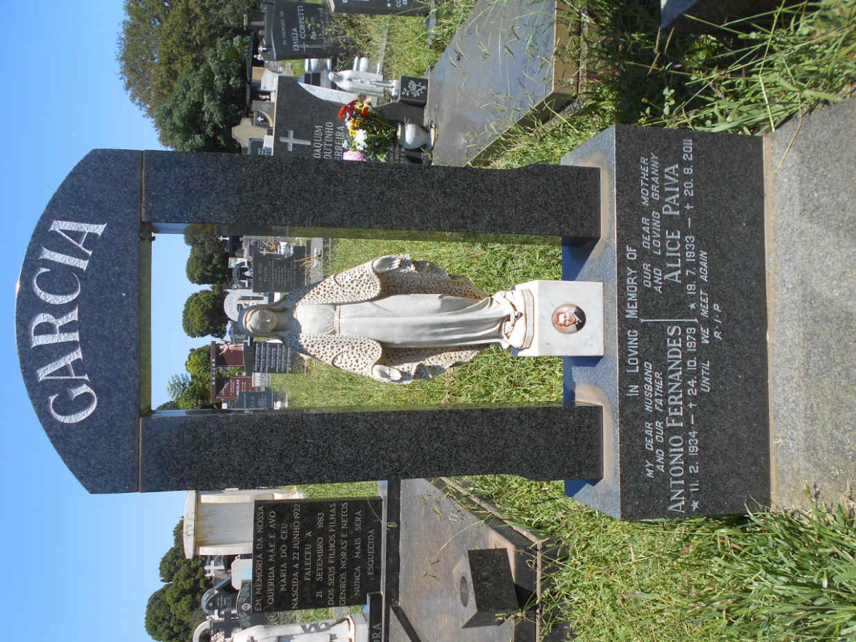 GARCIA Antonio Fernandes 1934-1979 &amp; Alice Paiva 1933-2011