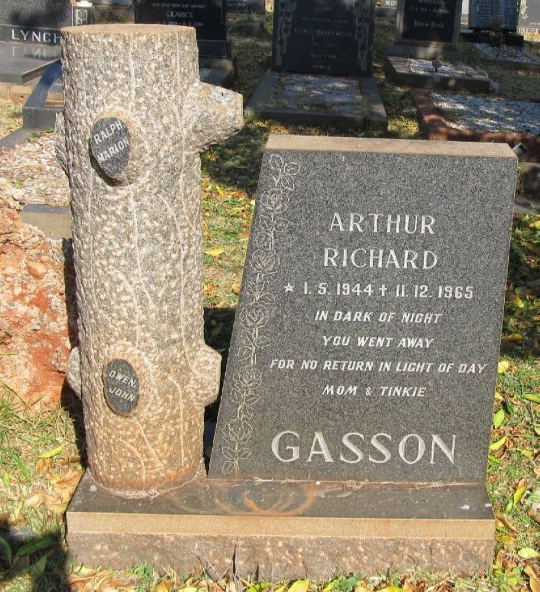 GASSON Arthur Richard 1944-1965