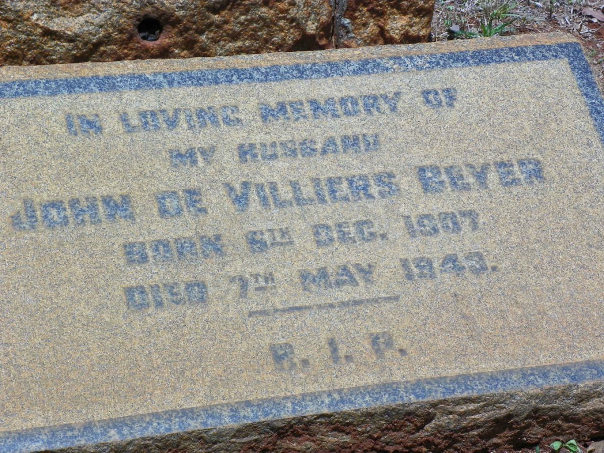 GEYER John de Villiers 1907-1943