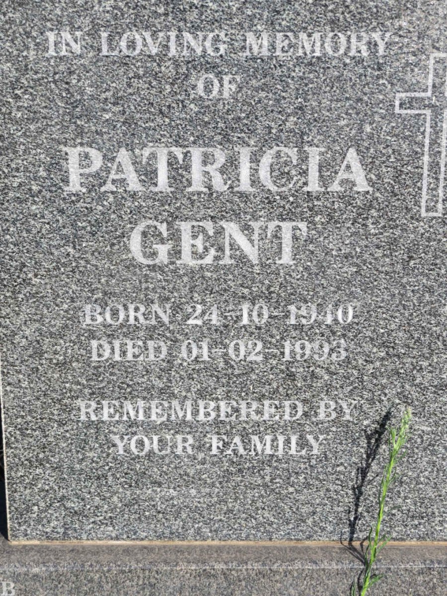 GENT Patricia 1910-1993