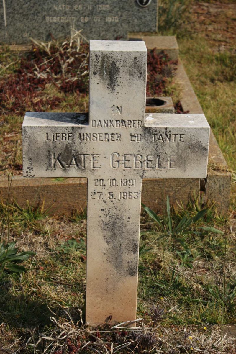 GEBELE Kate 1891-1963