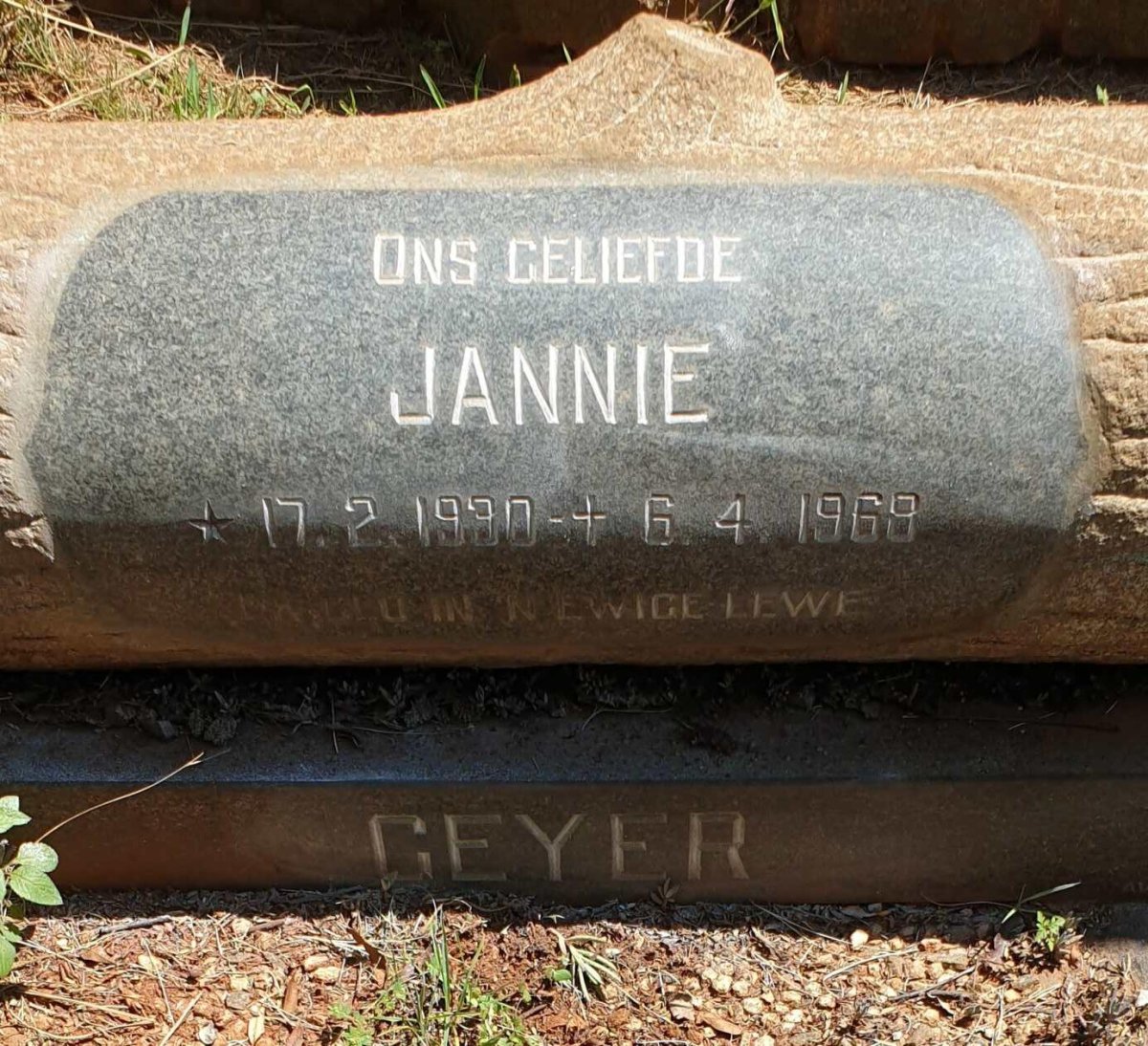 GEYER Jannie 1930-1968