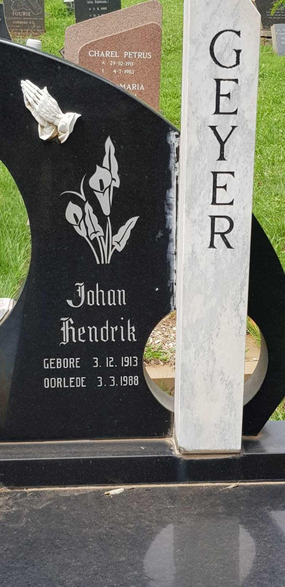 GEYER Johan Hendrik 1913-1988