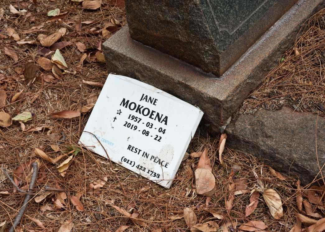 GENZEL A.H. 1882-1959 &amp; Lilly 1890-1974 :: MOKOENA Jane 1957-2019