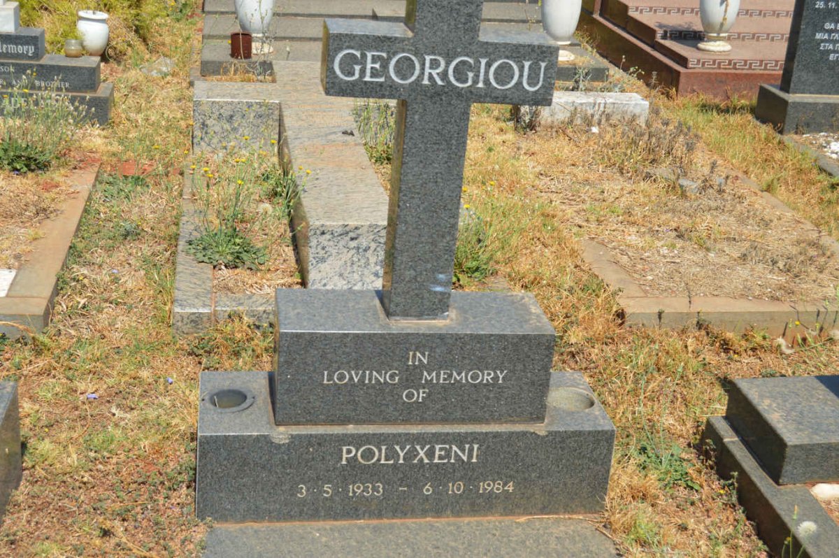 GEORGIOU Antonios 1925-2000 &amp; Polyxeni 1933-1984