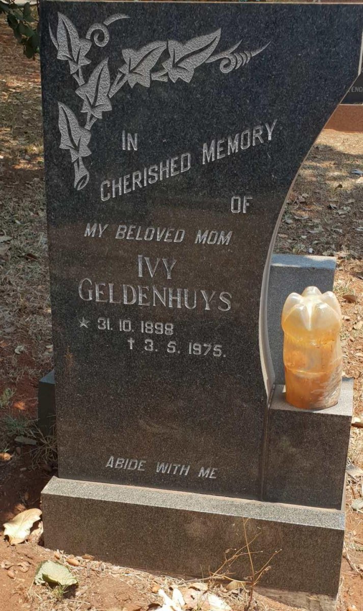 GELDENHUYS Ivy 1898-1975