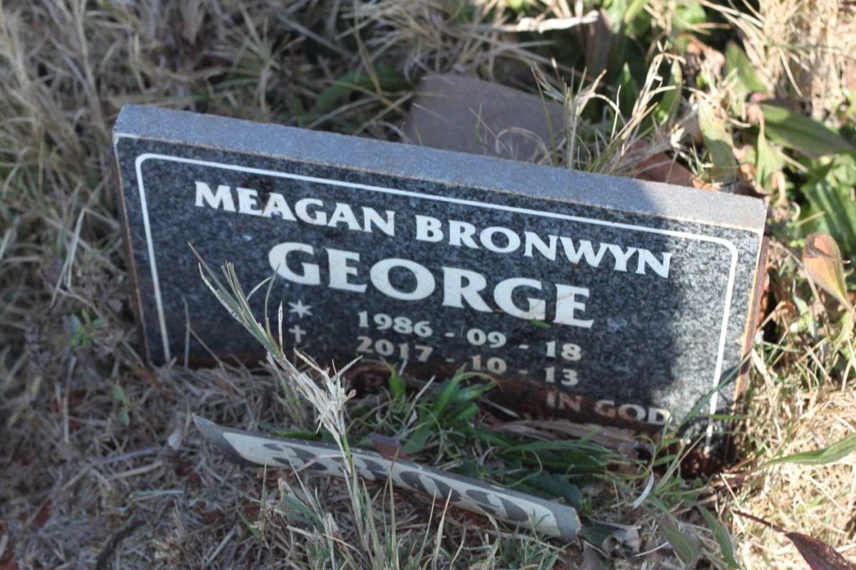 GEORGE Meagan Bronwyn 1986-2017