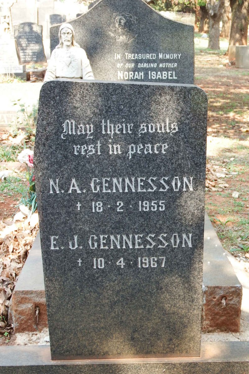 GENNESSON N.A. -1955 :: GENNESSON E.J. -1967