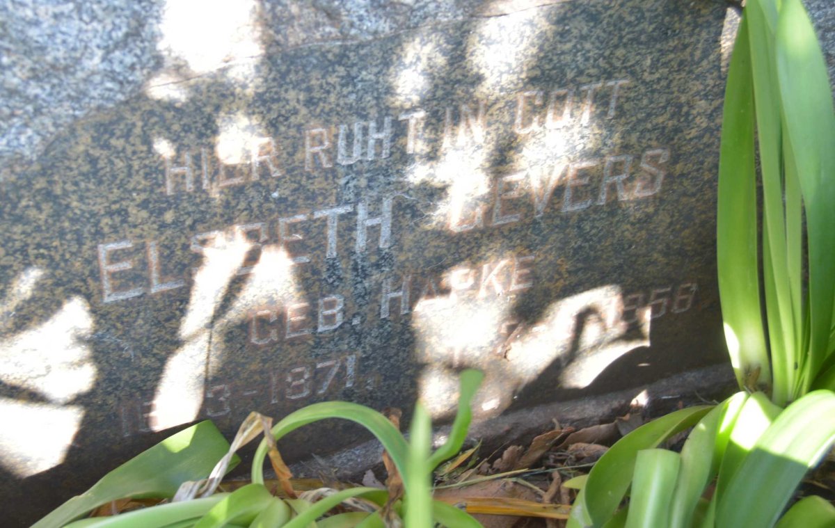 GEVERS Elsbeth nee HANKE 1871-1956